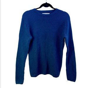 Outerknown EASTBANK CREW Knitted Sweater Blue Med